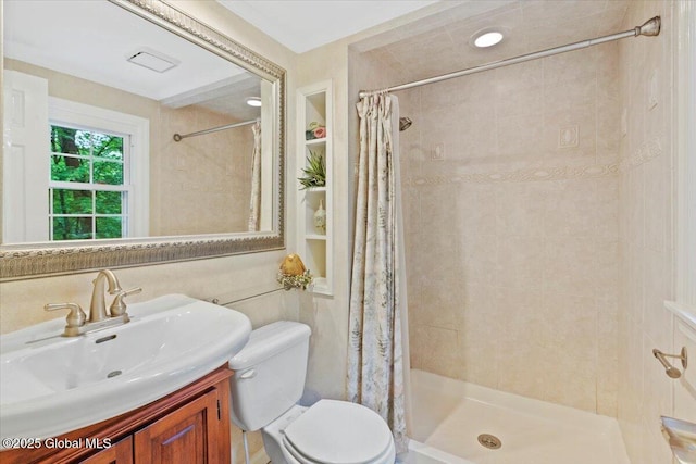 19 Canterbury Rd, Clifton Park, NY 12065 - bathroom with vanity and tiled shower