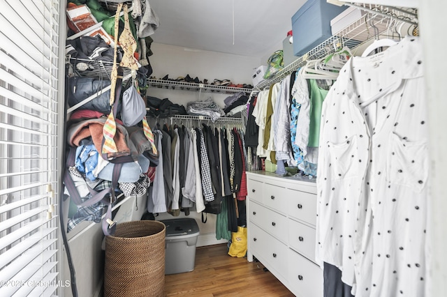 30 Monument Ave, Glens Falls, NY 12801 - spacious closet with wood finished floors and attic access