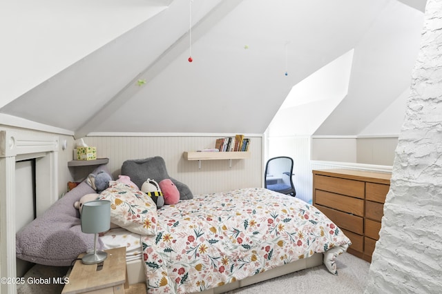 30 Monument Ave, Glens Falls, NY 12801 - carpeted bedroom with vaulted ceiling