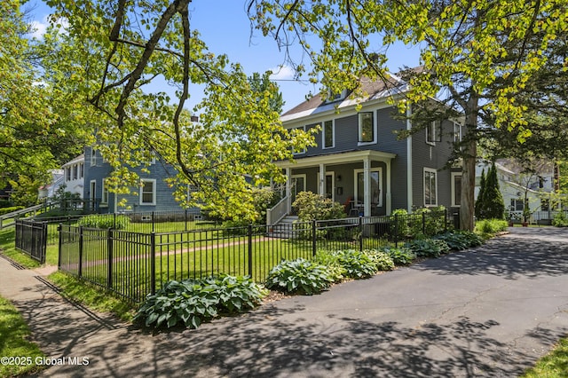 30 Monument Ave, Glens Falls, NY 12801 - american foursquare style home featuring a porch