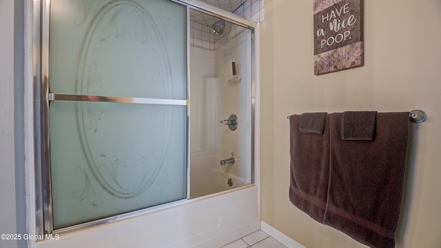 127 Firefly Meadow Rd, Glen, NY 12072 - bathroom with enclosed tub / shower combo and tile patterned flooring