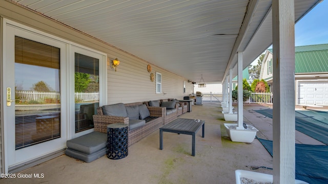 127 Firefly Meadow Rd, Glen, NY 12072 - view of patio / terrace with an outdoor hangout area