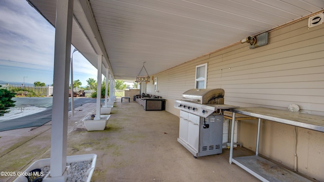 127 Firefly Meadow Rd, Glen, NY 12072 - view of patio with grilling area