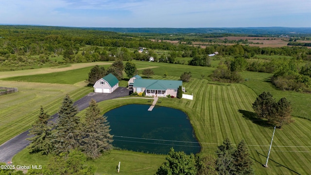 127 Firefly Meadow Rd, Glen, NY 12072 - aerial view of property and surrounding area with a large body of water