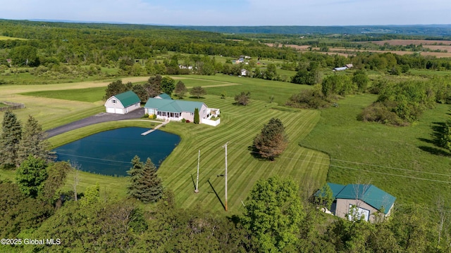 127 Firefly Meadow Rd, Glen, NY 12072 - aerial view of sparsely populated area with a large body of water