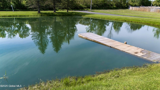 127 Firefly Meadow Rd, Glen, NY 12072 - dock featuring a water view and a yard