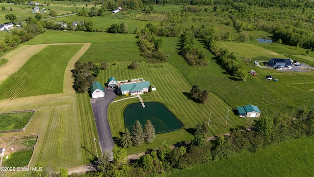 127 Firefly Meadow Rd, Glen, NY 12072 - aerial view of property's location with rural landscape and a large body of water