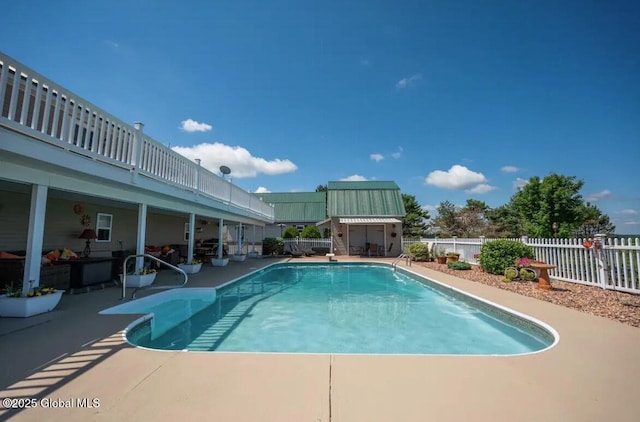 127 Firefly Meadow Rd, Glen, NY 12072 - view of swimming pool with a fenced backyard and a patio