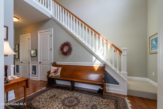 26 Galleon Dr Unit 26, Malta, NY 12020 - stairs with wood finished floors
