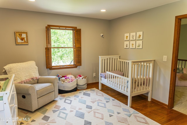 844 Red Oak Dr, Niskayuna, NY 12309 - bedroom featuring wood finished floors, baseboards, and recessed lighting
