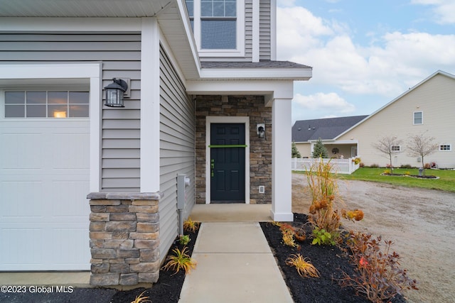 16 Priddle Ln, Colonie, NY 12110 - view of exterior entry with stone siding