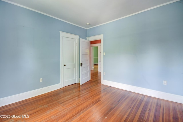 1348 Union St, Schenectady, NY 12308 - empty room featuring baseboards and wood finished floors