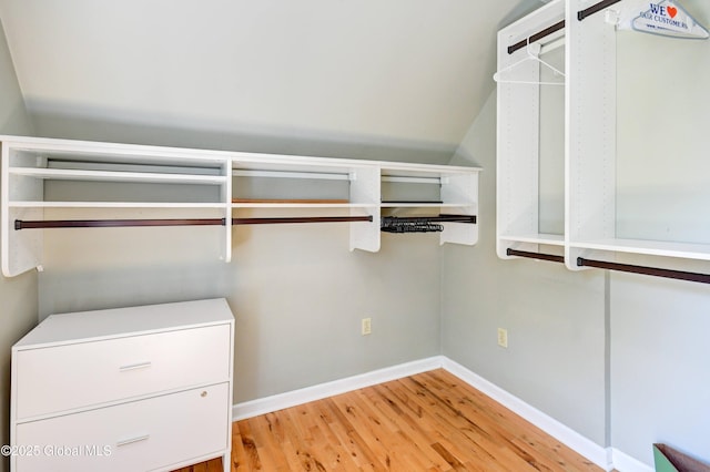 1348 Union St, Schenectady, NY 12308 - spacious closet featuring light wood finished floors and lofted ceiling