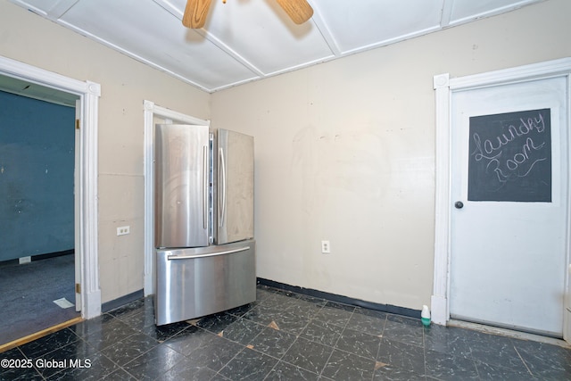 1526 6th Ave, Watervliet, NY 12189 - unfurnished room featuring ceiling fan and granite floors