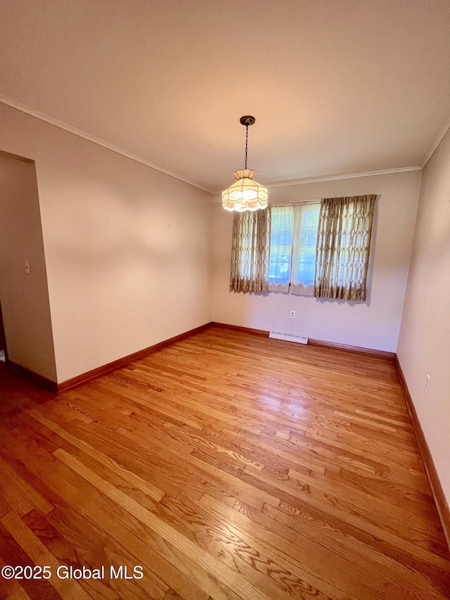 19 Lillian Dr, Glenville, NY 12302 - spare room featuring wood finished floors, ornamental molding, and baseboards
