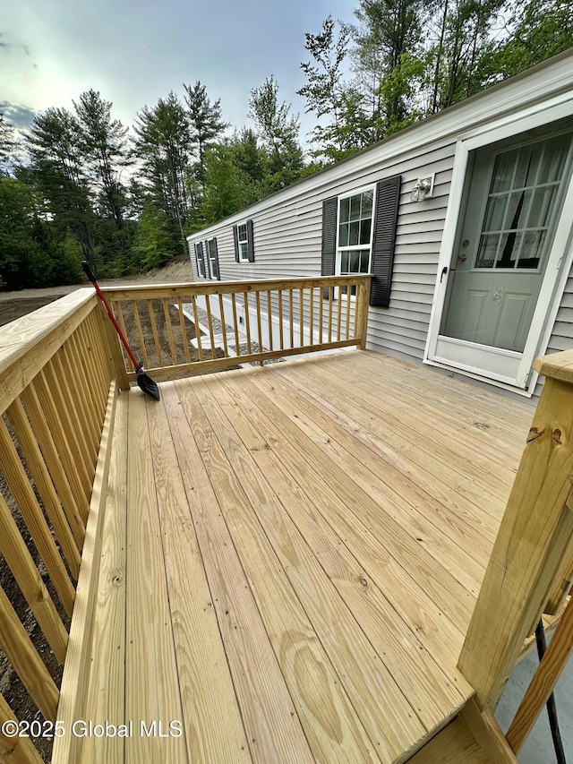 6041 Rte 9n, Hadley, NY 12835 - view of deck