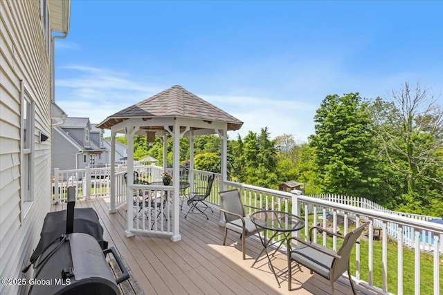 30 Overlook Ct, Claverack, NY 12534 - wooden terrace with a gazebo