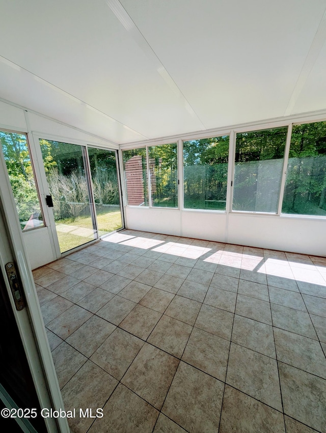 258 Middle Rd, Crown Point, NY 12928 - unfurnished sunroom featuring tile patterned floors