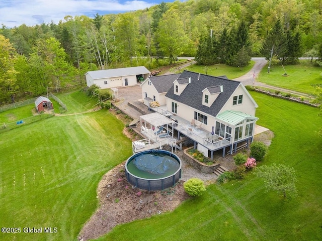 440 Posson Hill Rd, Middleburgh, NY 12122 - view of subject property featuring a heavily wooded area