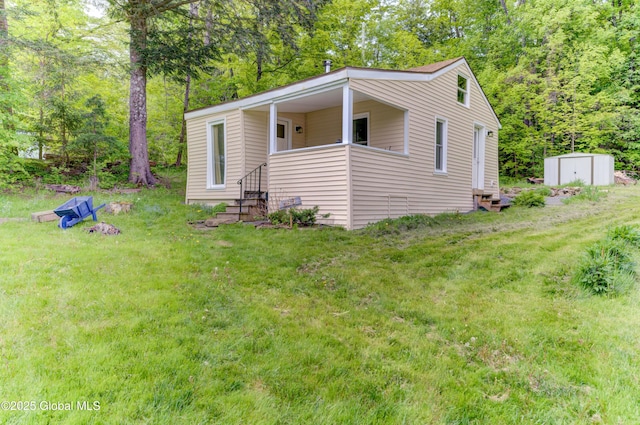 165 Lake Rd, Westerlo, NY 12023 - view of side of home with a lawn