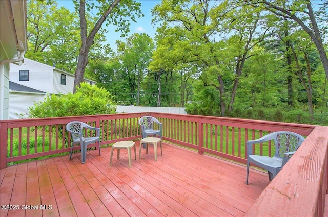 3 N Jordan Dr, Saratoga Springs, NY 12866 - view of wooden terrace