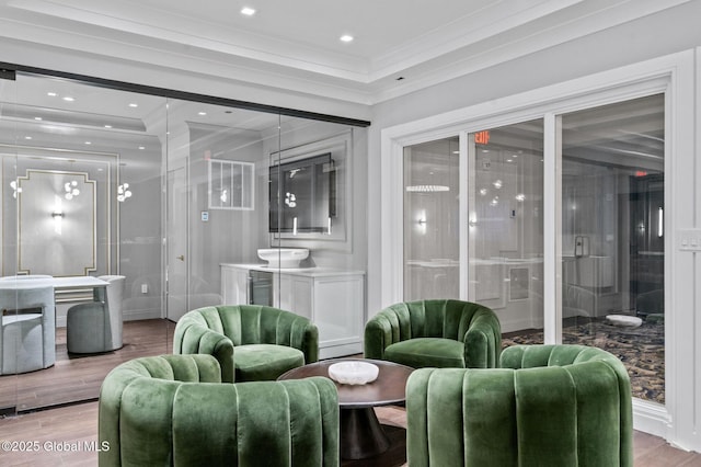 19 Washington St Unit 254B2, Saratoga Springs, Inside, NY 12866 - community lobby featuring ornamental molding
