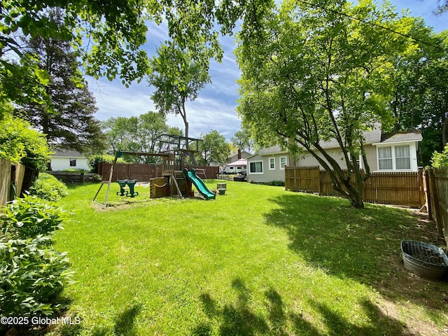 1926 Golf Ave, Schenectady, NY 12308 - view of yard with a playground