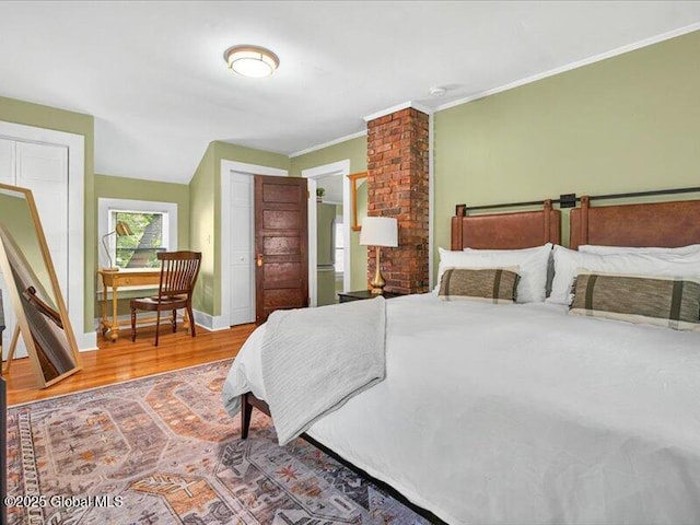 2 Van Rensselear St, Saratoga Springs, Inside, NY 12866 - bedroom featuring wood finished floors, ornamental molding, and baseboards