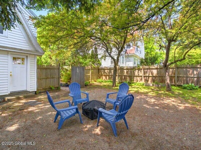 2 Van Rensselear St, Saratoga Springs, Inside, NY 12866 - view of yard featuring a fire pit