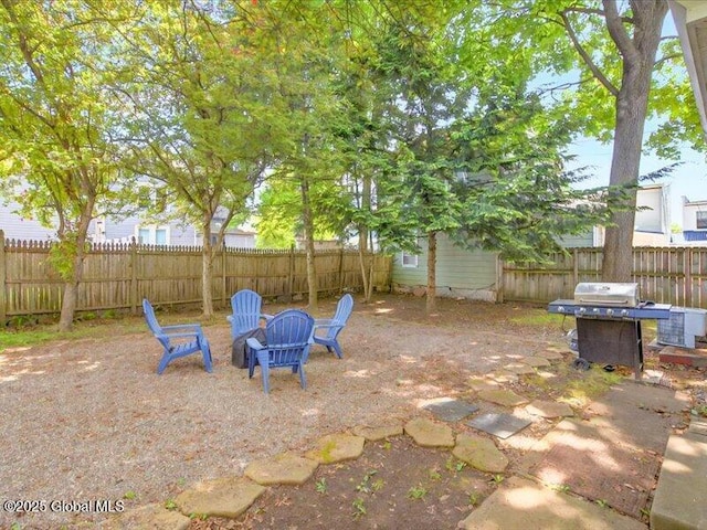 2 Van Rensselear St, Saratoga Springs, Inside, NY 12866 - fenced backyard with an outdoor structure