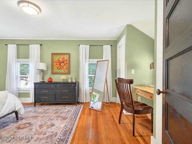 2 Van Rensselear St, Saratoga Springs, Inside, NY 12866 - bedroom with light wood-style flooring, baseboards, and crown molding