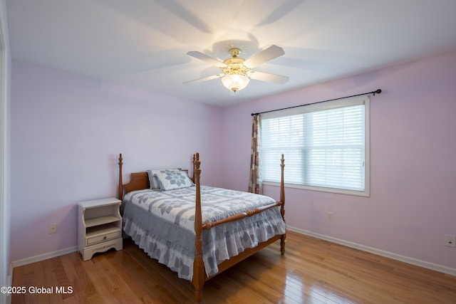 1 Avalon Ct, Colonie, NY 12211 - bedroom featuring light wood-type flooring, baseboards, and ceiling fan