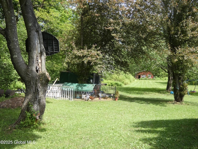 2541 N Line Rd, Galway, NY 12074 - view of green lawn
