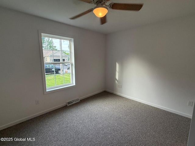 11 E Boylston St, Glens Falls, NY 12801 - unfurnished room featuring ceiling fan, carpet floors, and baseboards