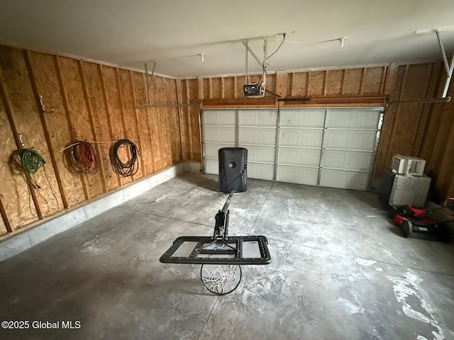 11 E Boylston St, Glens Falls, NY 12801 - garage featuring a garage door opener
