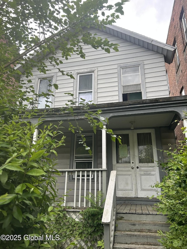 747 River St, Troy, NY 12180 - view of front of house with covered porch