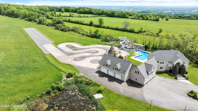 1310 Currybush Rd, Rotterdam, NY 12306 - drone / aerial view of a pool