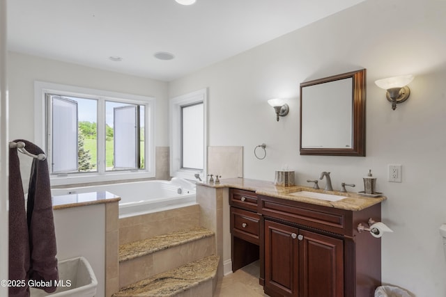 1310 Currybush Rd, Rotterdam, NY 12306 - full bath with vanity, a bath, and toilet