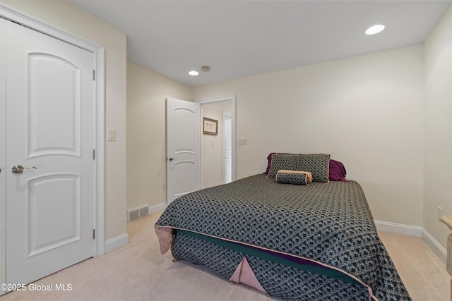 1310 Currybush Rd, Rotterdam, NY 12306 - bedroom with carpet, baseboards, and recessed lighting