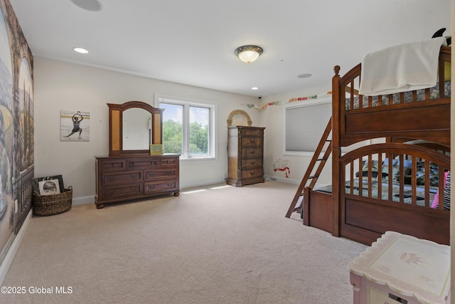 1310 Currybush Rd, Rotterdam, NY 12306 - carpeted bedroom featuring baseboards and recessed lighting
