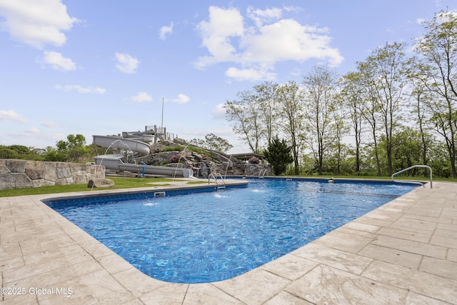 1310 Currybush Rd, Rotterdam, NY 12306 - outdoor pool featuring a patio