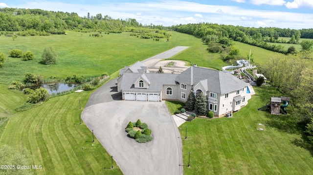 1310 Currybush Rd, Rotterdam, NY 12306 - view from above of property featuring a large body of water