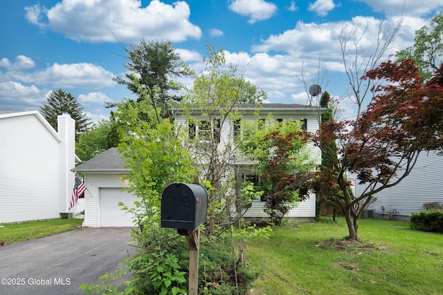 78 Dewitt Ave, Schenectady, NY 12304 - view of front of home featuring driveway, a front yard, and a garage