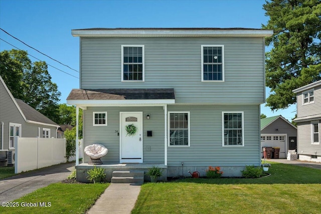 34 Wilson Ave, South Glens Falls, NY 12803 - view of front facade featuring a shingled roof