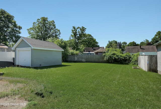 34 Wilson Ave, South Glens Falls, NY 12803 - view of yard with an outbuilding and a garage
