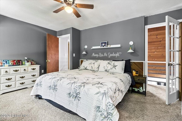 140 Redmond Rd, Moreau, NY 12831 - carpeted bedroom with a ceiling fan