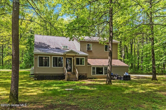 140 Redmond Rd, Moreau, NY 12831 - view of front of property featuring a front yard and roof with shingles