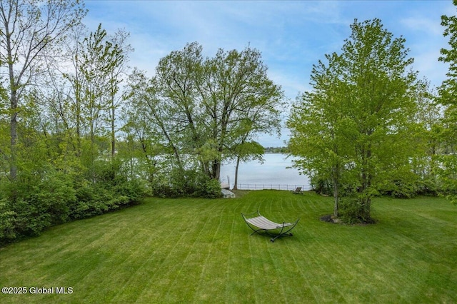 2085 Weast Rd, Princetown, NY 12137 - view of grassy yard with a water view