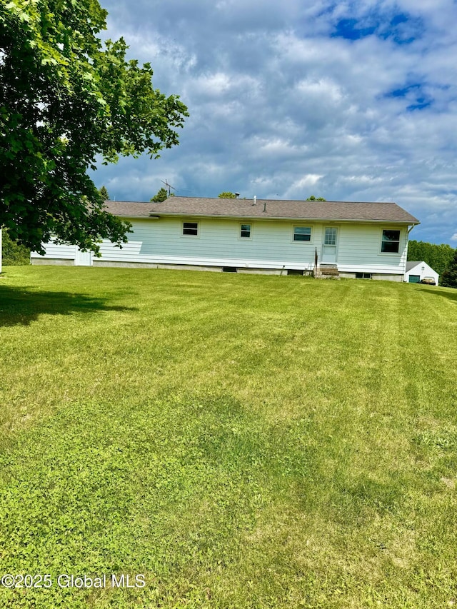 210 County Route 44, Argyle, NY 12809 - back of property featuring a yard
