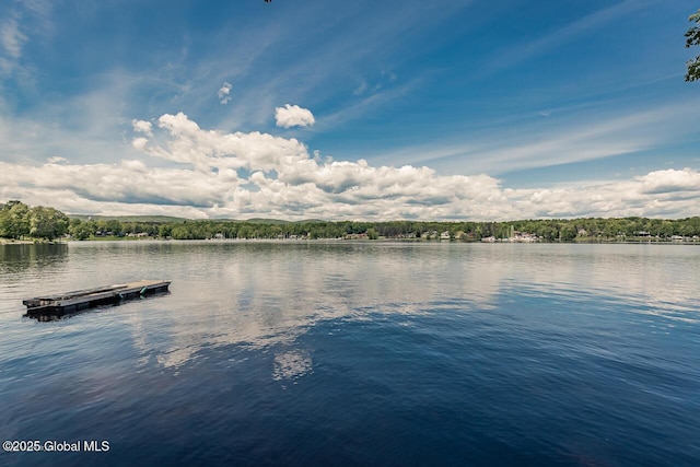 241 Kunkel Rd, Mayfield, NY 12117 - water view featuring a dock